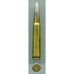 8 x 59 Breda Italie - base plate 1er mod&egrave;le marquage pr&eacute;coce : SMI 936 - &eacute;tui laiton - balle nickel