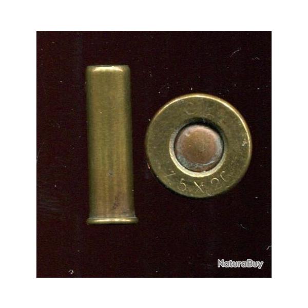 7.5 x 26 Canne Fusil - chargement � grenaille - marquage : G * 7.5 x 26