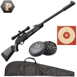 Kermesse ! Carabine Gamo Viper Fusion IGT 19.9 Joules + 4X32 wr + plombs + cibles + fourreau