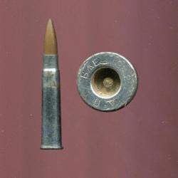 .303 British Inspector Dummy U Mk V - inerte d'inspection - RARE - marquage : B&Icirc;E 1942 U V
