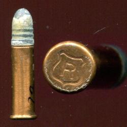 .22 Extra-Long annulaire - &eacute;tui cuivre 18 mm - marquage R dans un blason