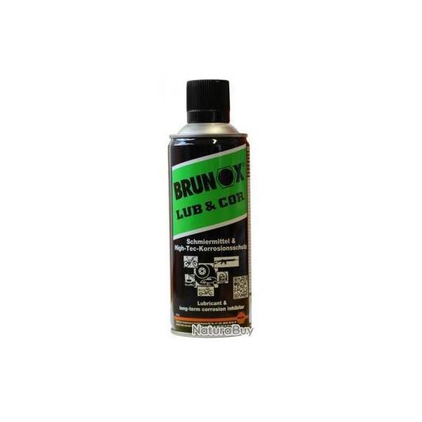 LUBRIFIANT LUB & COR EN AEROSOL 400 ML - BRUNOX