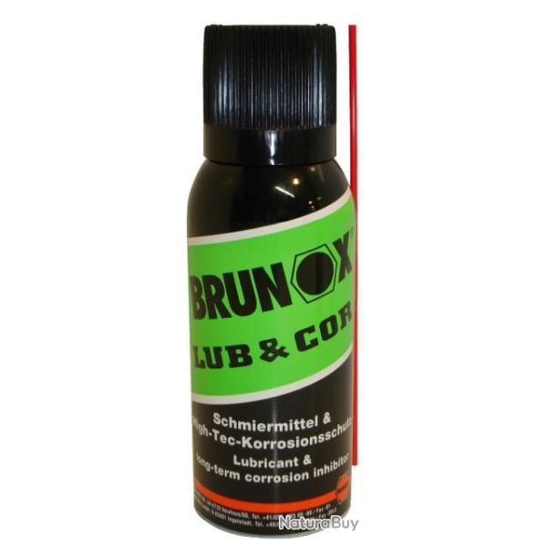 LUBRIFIANT LUB & COR EN AEROSOL 100 ML - BRUNOX