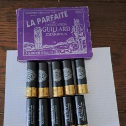 Bo&icirc;te de10 belles cartouches anciennes  ELEY  douilles  cartons  cal 12