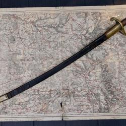 Sabre mod&egrave;le 1821 officier d'infanterie avec fourreau