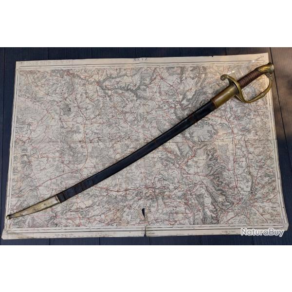 Sabre mod�le 1821 officier d'infanterie avec fourreau