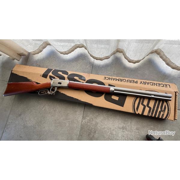 Carabine � levier sous garde en bois et acier inoxydable Rossi Puma avec canon octogonal cal.44MAG