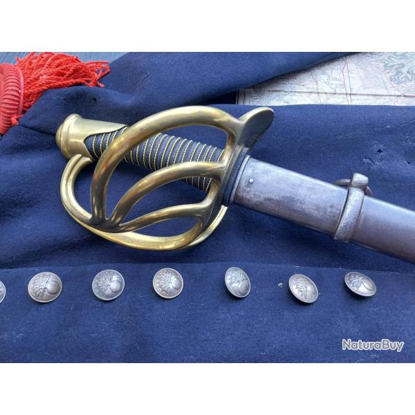 Sabre Troupe Mod 1854 Carabinier cavalerie lourde