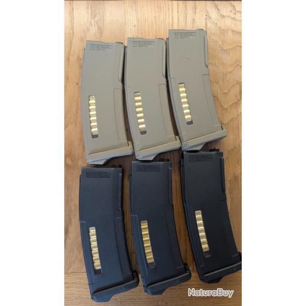 Lot de 6 chargeurs epm next gen pour ngrs marui.