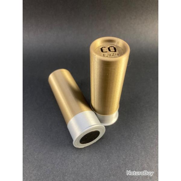 Lot de 2 cartouches inertes Calibre 12/70 Avec amortisseur