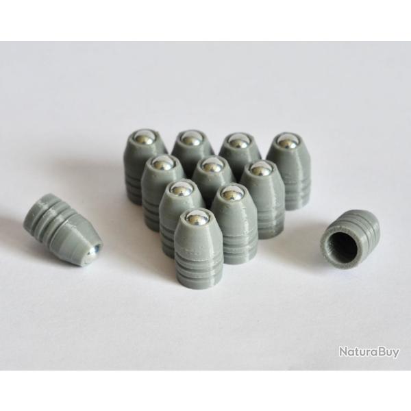 SLUG  �10,5mm  "RUBBER AEROBILLE" // LOT 50 // CAOUTCHOUC � BILLE D'ACIER