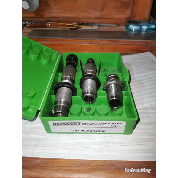 outils de rechargement redding type S match 284 win avec body die