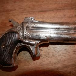 Pistolet Type DERRINGER REMINGTON en 41 RF fabrication Mexicaine ou Espagnole