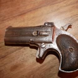 Pistolet Type DERRINGER REMINGTON en 41 RF fabrication Mexicaine ou Espagnole