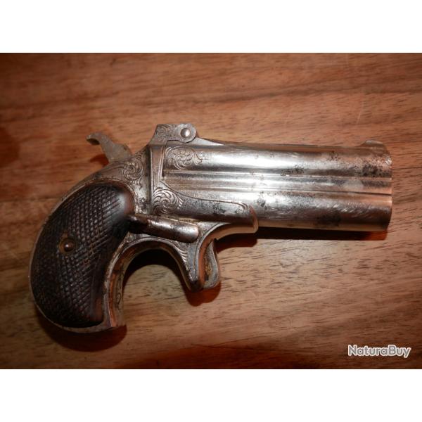 Pistolet Type DERRINGER REMINGTON en 41 RF fabrication Mexicaine ou Espagnole