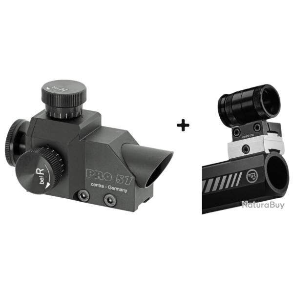 Dioptre complet CENTRA PRO 57 pour CZ 457 TARGET cal.22Lr
