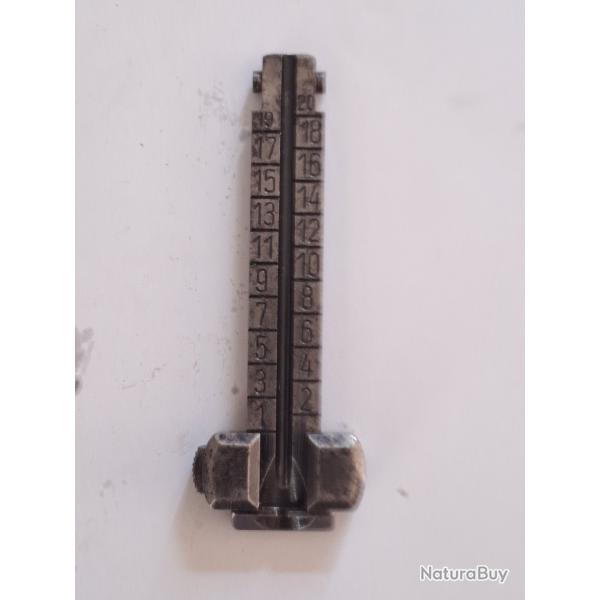 Planchette de hausse mauser 98K, WaAK167, S/42G