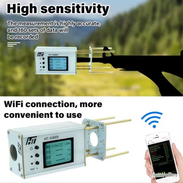Chronographe Airsoft HT-X3006 version WI-FI original Hante