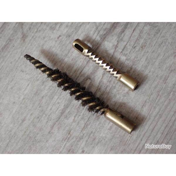 Ecouvillon + Lavoir pour baguette de nettoyage pour fusil, carabine Vetterli