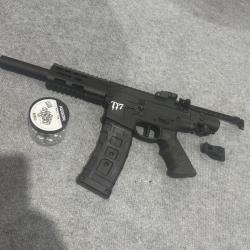 Lanceur T17 MAGFED FULL AUTO 19 BILLES CAL 0.68 MILSIG BLACK