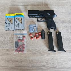PAK Sig Sauer P320 + embout gomm cogne et munitions