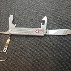 COUTEAU VICTORINOX PIONEER ALOX GRIS + SUSPENSION