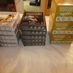 lot de cartouches cal 12 n&deg;9 Tunet