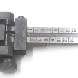 Hausse microm&eacute;trique "GR&Uuml;NNEL" pour Schmidt-Rubin K31