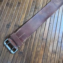 Ceinturon r&eacute;glementaire Fran&ccedil;ais mod&egrave;le 1903-14 -  WW2 111cm hors boucle