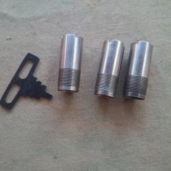 Chokes pour fusil semi automatique de chasse avec la clef