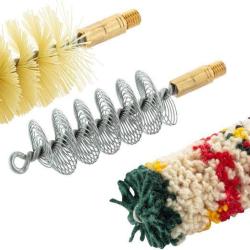 SET DE TROIS BROSSES SPIRALES POUR ARMES A CANON LISSE CAL.16