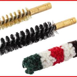 SET DE TROIS BROSSES POUR ARMES A CANON RAYE - M3 FEM. CAL.8 MM