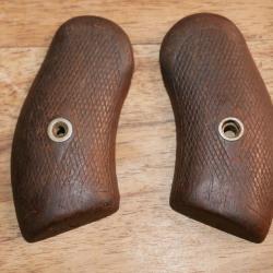 Paires de plaquettes en bois pour revolver WEBLEY MK III Pocket