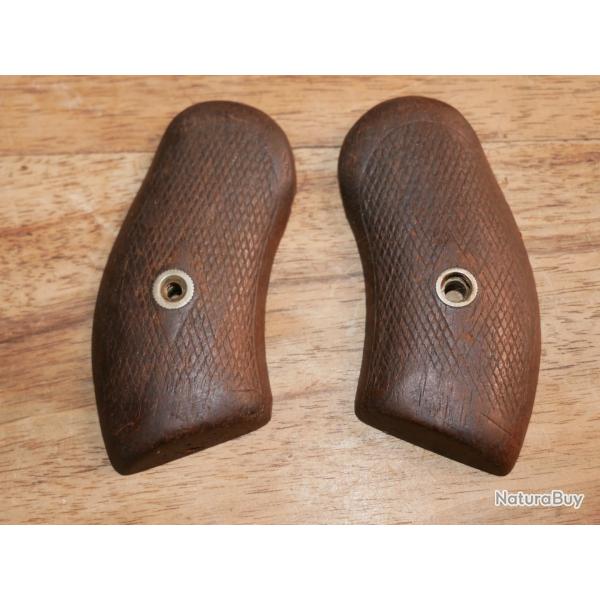 Paires de plaquettes en bois pour revolver WEBLEY MK III Pocket