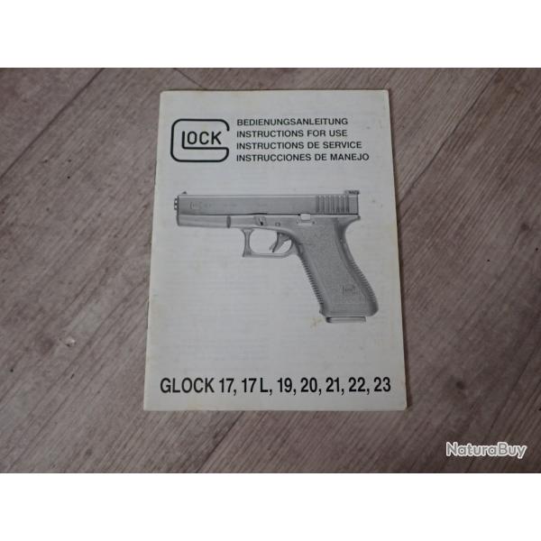 Mode d'emploi, Notice pour pistolet GLOCK