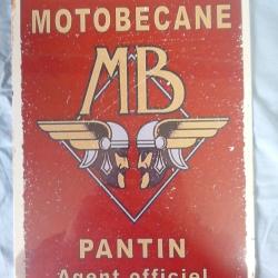 plaque publicitaire Motob&eacute;cane