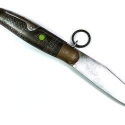 RARE COUTEAU ANCIEN NAVAJA &Agrave; PALANQUILLE (TYPE CATALAN)