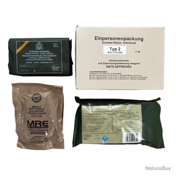 Lot rations de combat - Pack D�couverte