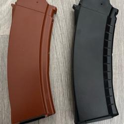 2 Chargeurs Tokyo Marui (NGRS) pour AKS74 EBBR airsoft