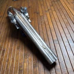 Exceptionnel pistolet de d&eacute;fense &agrave; silex double canon sign&eacute; Jean Griottier - Saint-&Eacute;tienne vers 1730