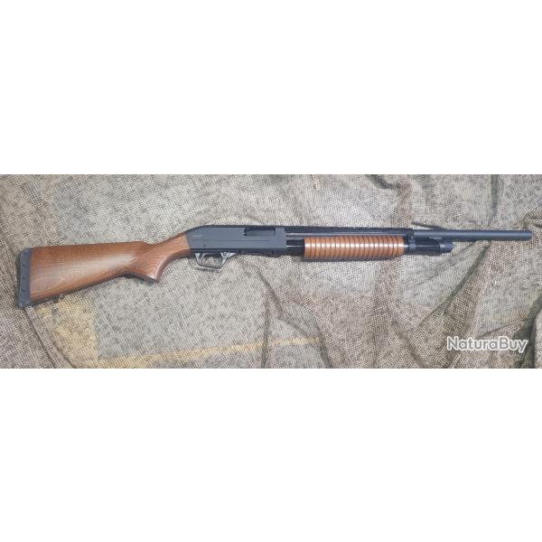 SUPERBE OCCASION : WINCHESTER mod�le SXP cal 12/76 mag crosse et devant bois canon ray� 61 cm