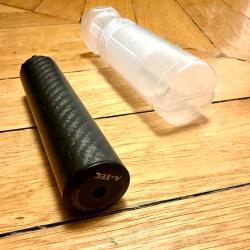 Silencieux A-TEC WAVE carbone 22LR 1/2X20 UNF & emballage