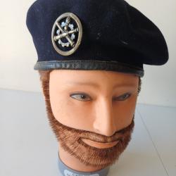Authentique b&eacute;ret militaire Arm&eacute;e de Terre - Mat&eacute;riel - 1964 - taille 54