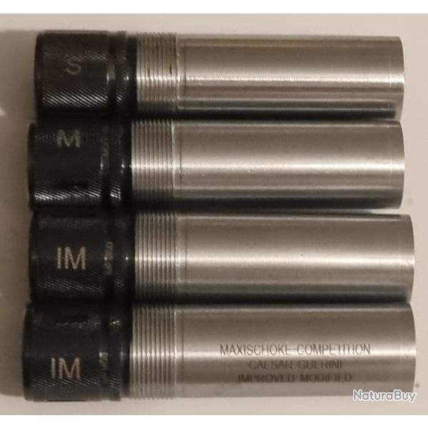 Lot de 4 Chokes Caesar Guerini Maxischoke Sporting Cal. 12