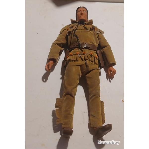 MANNEQUIN ARTICUL� AM�RINDIEN LONE RANGER 1973 MADE IN HONG KONG