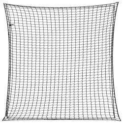 Filet pour remorque avec corde &eacute;lastique noir 3x3 m PP