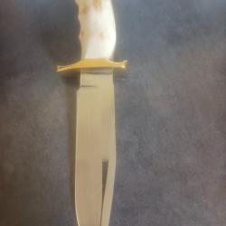 Custom am&eacute;ricain Wilson Lame damas manche en bois de renne avec empreintes