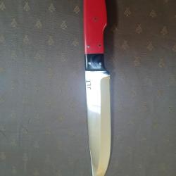 ( MG ) G&eacute;rard Masse , lame de 17,5 CMS manche en micarta .Tr&egrave;s maniable tranchant rasoir !!