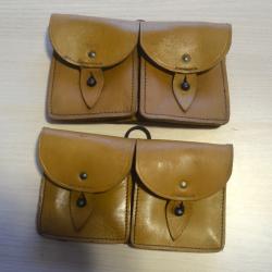 lot de deux cartouchi&egrave;re ma 49/36 arm&eacute;e fran&ccedil;aise ann&eacute;e 60