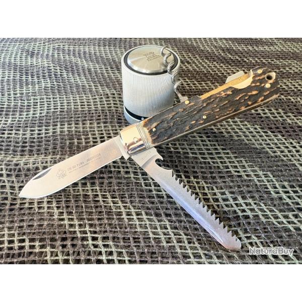 EXCEPTIONNEL COUTEAU NEUF PLIANT PUMA JAGDMESSER 210943 ANN�E 1996